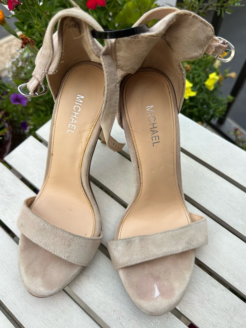 Michael Shannon Blush Stiletto Heels 6.5